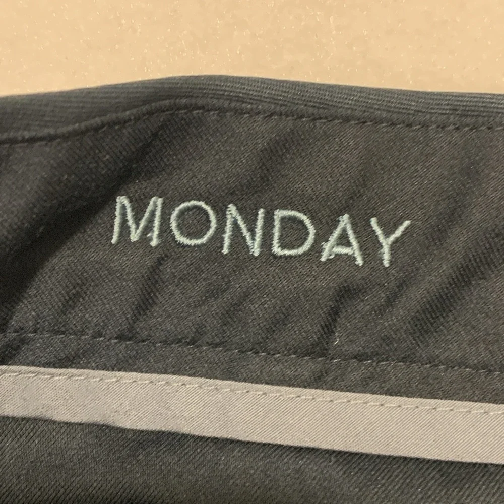 Bonobos Mens 35x30 Monday Stretch Pants Navy Blue Chino Straight Leg Lightweight